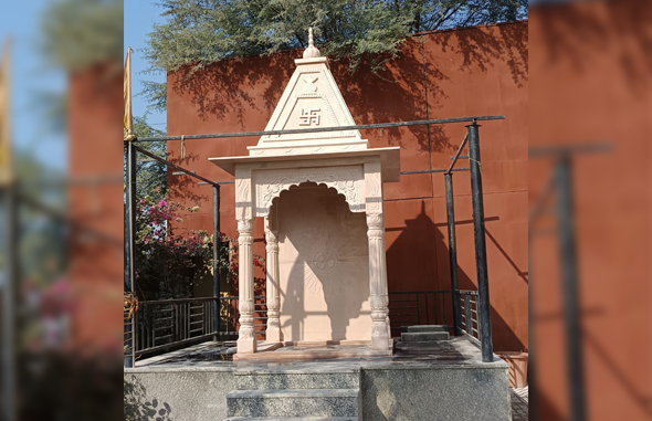 Pink stone chhatri