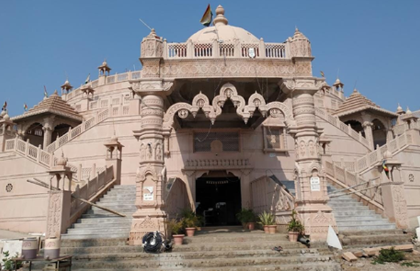 Standard pink sand stone temple