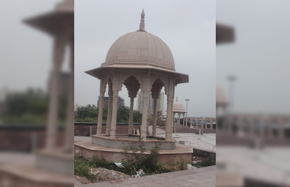 Pink sand stone Gazebo