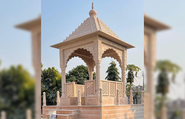 Standard Pink Stone Chhatri